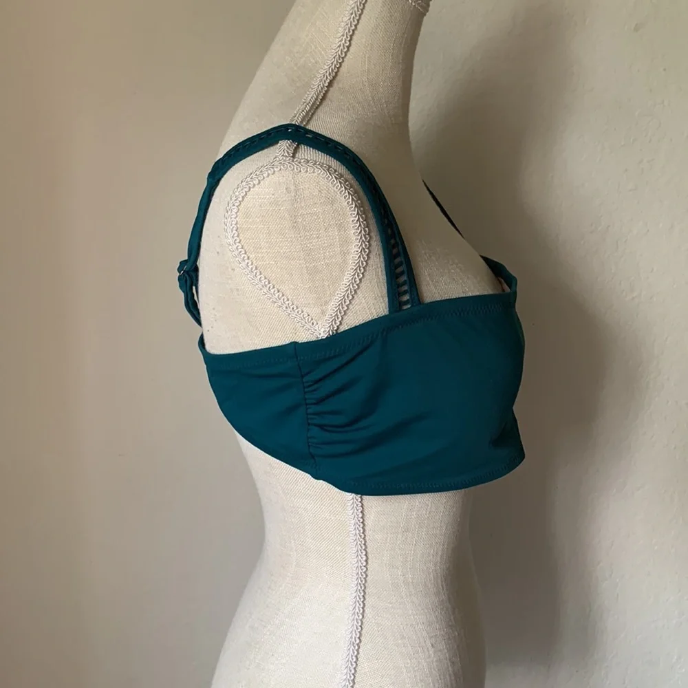NWT SHADE & SHORE 2 pc. Bikini top & bottoms in Deep Teal - Size XL - Picture 8 of 16